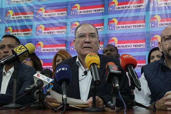 Luis Emilio  Rondón,  vicepresidente del partido opositor de Venezuela, ‘Un Nuevo  Tiempo’.
