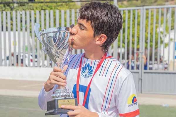 Alejandro Mario Palacio Arias, con la casaca del Unión Magdalena, tras su paso como goleador de dicha escuadra.