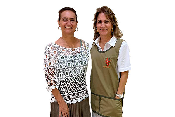 Viviana Salamanca, Presidente Fundación Ecológica Bachaqueros Luz María Bruges, Presidente Club Jardinería Santa Marta