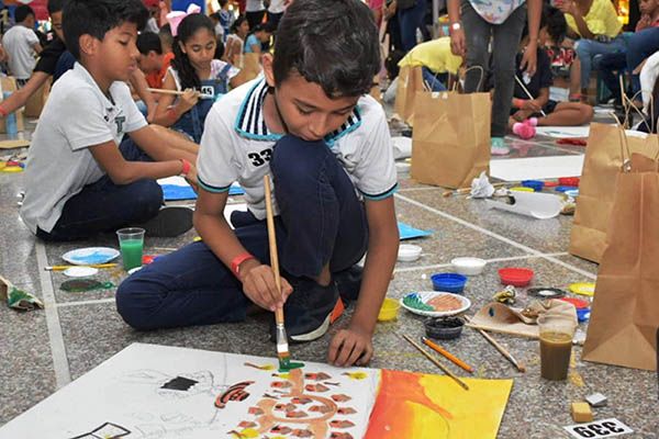 Desde hace 13 años el concurso de pintura infantil hace parte del Festival de la Leyenda Vallenata.