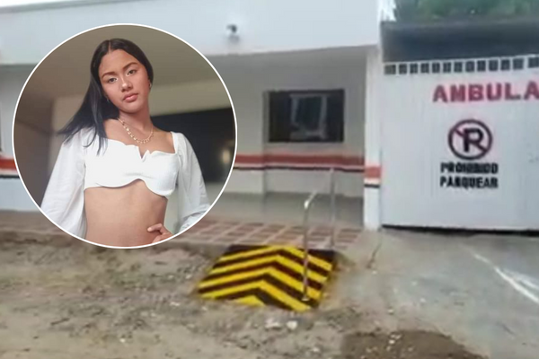 En la imagen la joven que perdió la vida, tras haber sido trasladada al centro hospitalario de la cabecera municipal en donde llegó sin signos vitales. 