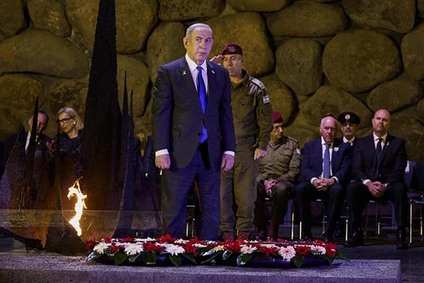 Benjamín Netanyahu, primer ministro israelí quien afirma que, su gobierno está decidido y unido para derrotar a sus enemigos.