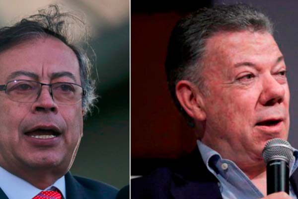 Santos le canta la tabla a Petro por intento de incumplir la Constitución por usar el acuerdo de paz con las FARC para convocar una constituyente. Foto: EL INFORMADOR
