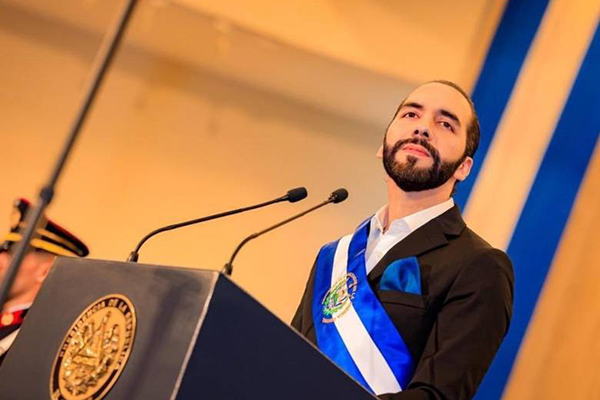 Nayib Bukele, presidente de la República de El Salvador.