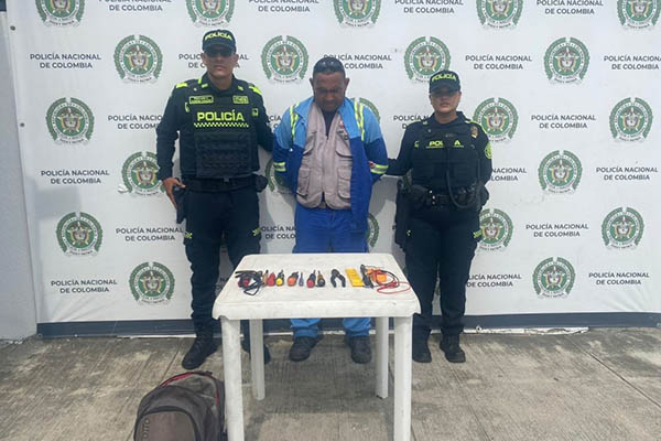 Neiser Segundo Martínez Rivera fue detenido en el barrio Taminaca por alterar redes eléctricas