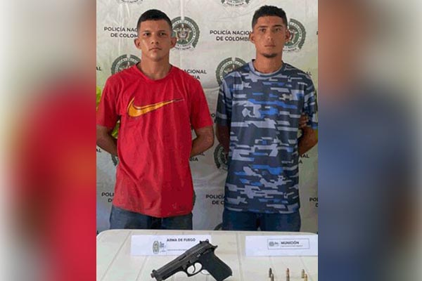 Maikel Araujo y José Pau, fueron capturados y dejados a disposición de la Fiscalía Seccional Magdalena.