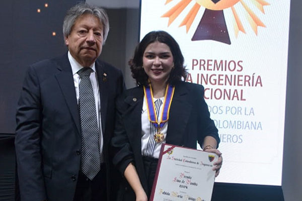 El premio Lino de Pombo fue recibido el pasado 29 de mayo en la ciudad de Bogotá de manos del doctor Hernando Monroy, presidente de la Sociedad Colombiana de Ingenieros SCI. El premio Lino de Pombo fue recibido el pasado 29 de mayo en la ciudad de Bogotá de manos del doctor Hernando Monroy, presidente de la Sociedad Colombiana de Ingenieros SCI.
