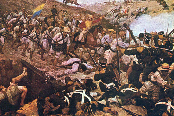 En el Páramo de Pisba El ejército libertador sorprendió estratégicamente a las fuerzas realistas apareciendo en la Provincia de Tunja por el Páramo de Pisba, pero llegó debilitado por la dura travesía. Los españoles decidieron atacarlo antes de que se fortaleciera con el apoyo que estaba recibiendo de los boyacenses y santandereanos; por lo cual la mitad aproximadamente de las fuerzas españolas en Bogotá marcharon a enfrentarlos teniendo como resultado la Batalla del Pantano de Vargas.