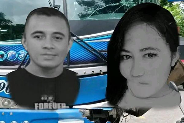 Ramón González y su compañera sentimental Raquel Yepes fueron los muertos por el accidente de tránsito. 
