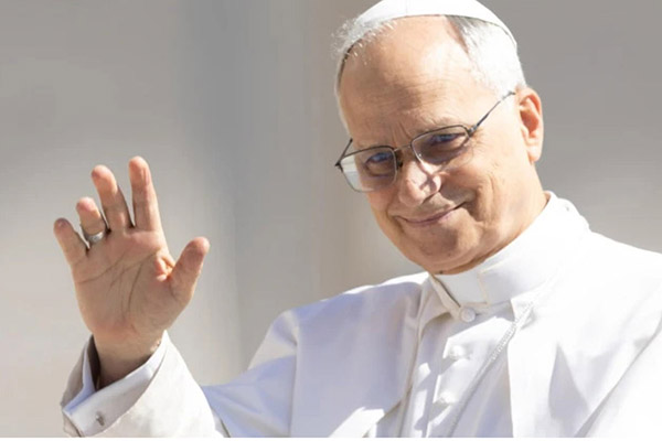 El Papa León XIV en la Audiencia General de este 28 de mayo | Crédito: Daniel Ibáñez/ EWTN News.
