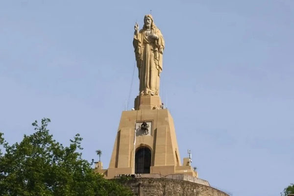Monumento al Sagrado Corazón en el monte Urgull de San Sebastián (España). | Crédito: Diócesis de San Sebastián (España).