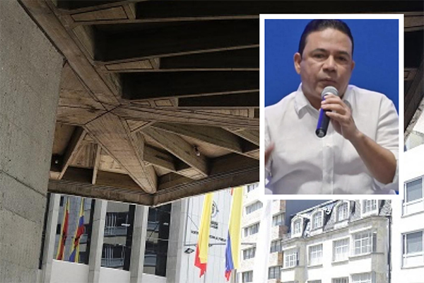 Wilman Enrique Vargas Altahona, exalcalde de Puerto Colombia, Atlántico; oficinas de la Procuraduría General de la Nación.