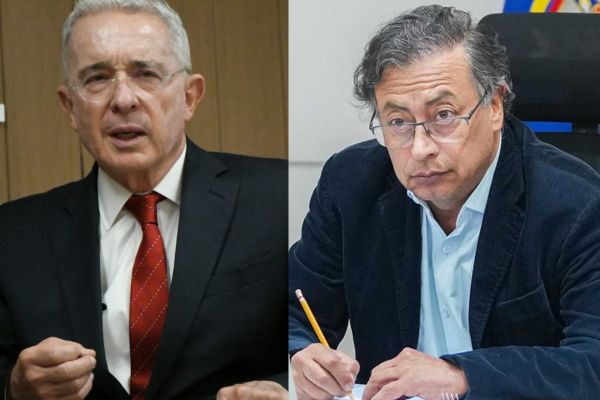 Fotos pagina Centro Democratico y Cuenta de X  de @infopresidencia 
