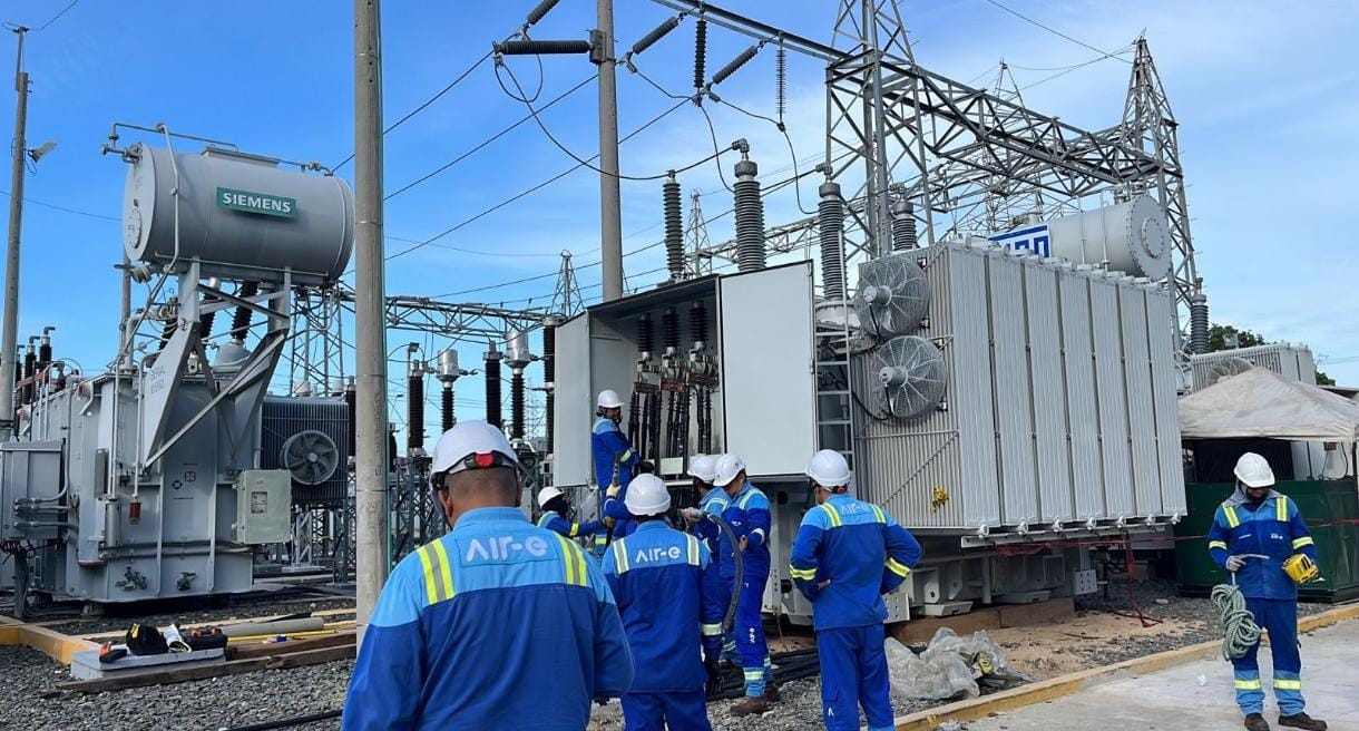 Las áreas de Mantenimiento Alta Tensión y Protecciones & Telecontrol, encargadas de estas labores, han desplegado a cerca de 120 personas, entre personal de planta y externo, Foto Air-e.