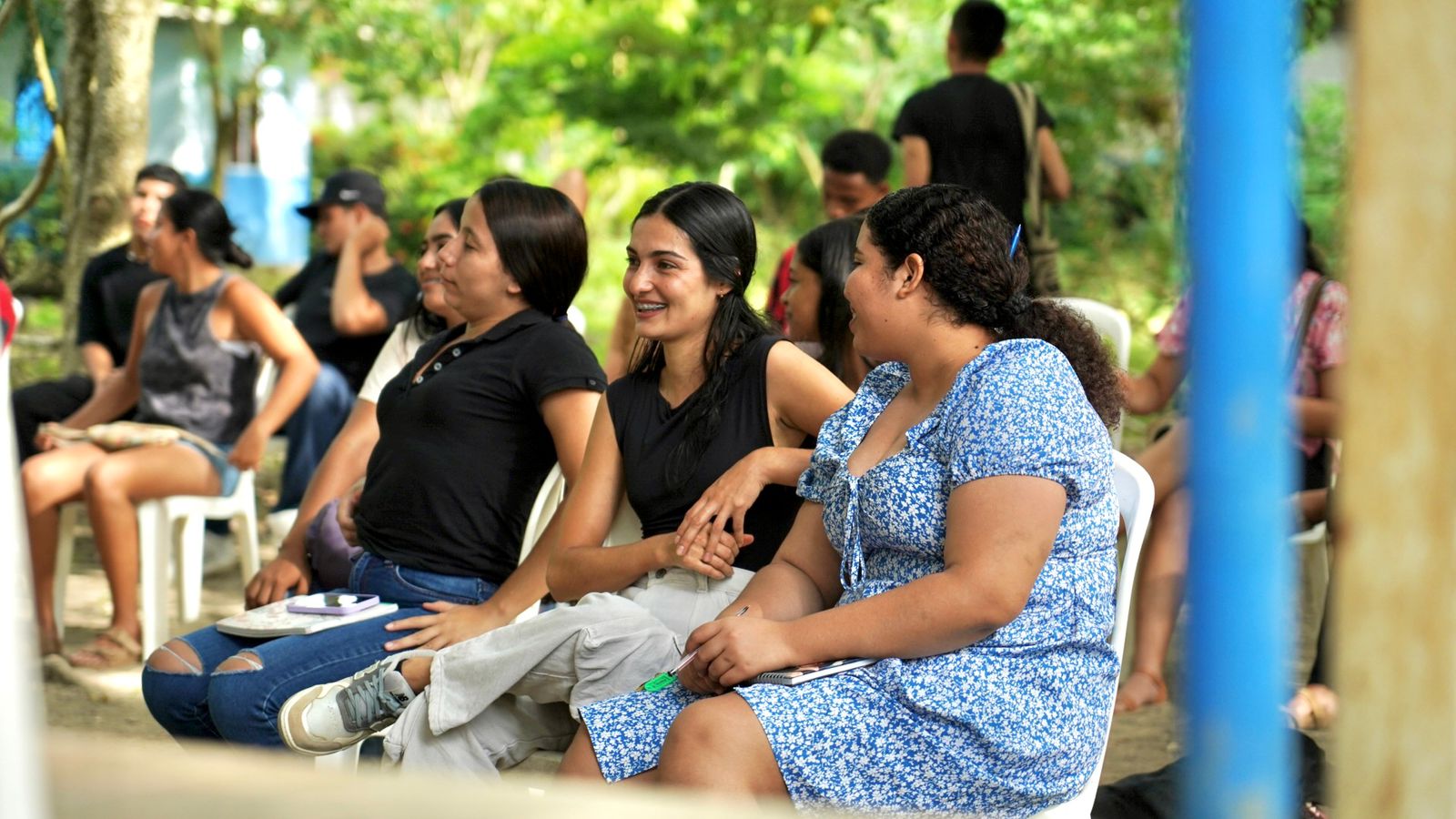 Jóvenes beneficiados del programa. Foto Alcaldía de Santa Marta. 