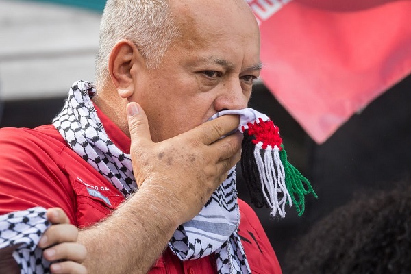 Fotografía de archivo del 19 de junio de 2025 del mi- nistro de Interior y Justicia de Venezuela, Diosdado Cabello. EFE