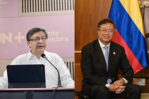 Fotos cuentas de X @infopresidencia y @CConstitucional