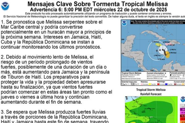 Foto cuenta de X @NHC_Atlantic