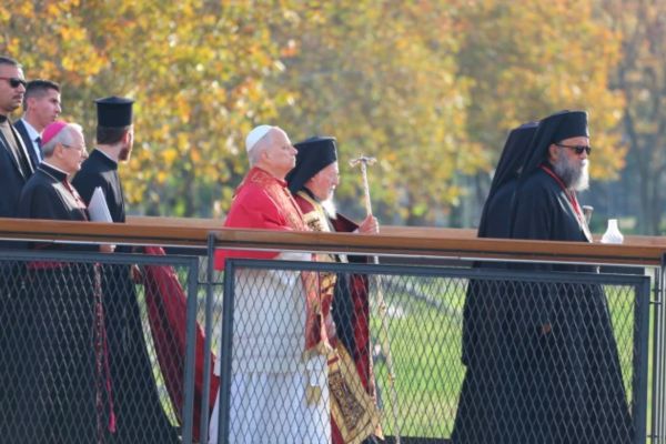 El Papa León XIV participa en el encuentro ecuménico de oración Iznik. | Crédito: Elías Turk / EWTN/AciPrensa