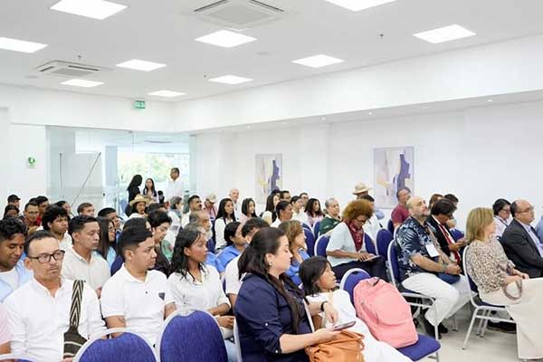 El evento realizado en la Unidad Integral de Servicio de Cajamag, permitió el encuentro de historiadores de Panamá, República Dominicana, Cuba, México y otros países. Foto Unimagdalena