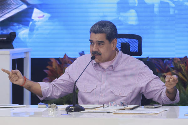 Maduro en rueda de prensa EFE/ Prensa Miraflores 