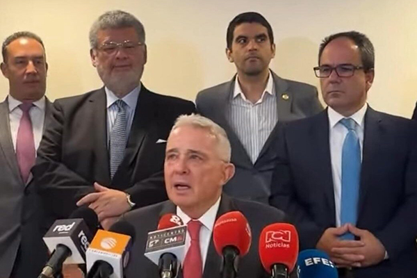 Álvaro Uribe Vélez, expresidente de Colombia y fundador del Centro Democrático. Foto Centro Democrático 
