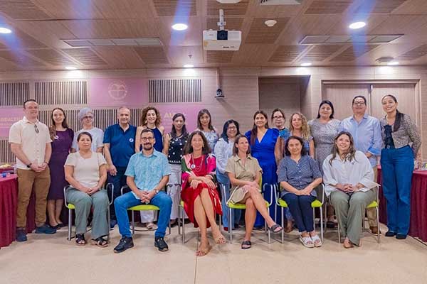 Durante cinco días, docentes investigadores de Latinoamérica y Europa estuvieron en el campus de Unimagdalena dialogando sobre el plan de estudio que contiene este master. Foto Unimagdalena