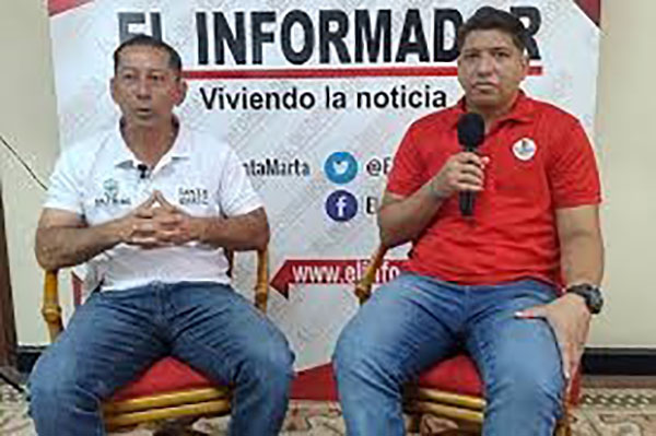 Luis Saumeth González, en una transmisión en directo