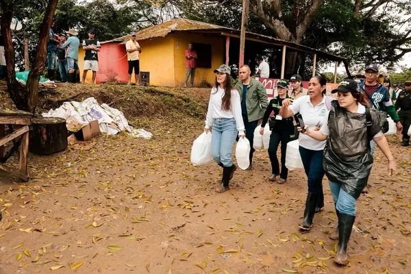 : Damnificados por las inundaciones en el departamento de Córdoba. Foto Registraduría Nacional  