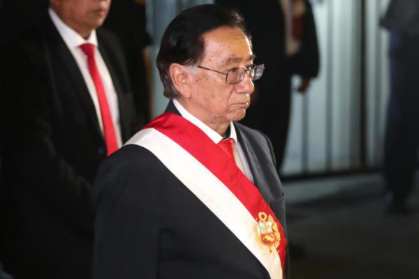 El nuevo mandatario de Perú, José María Balcázar.  EFE/ Paolo Aguilar