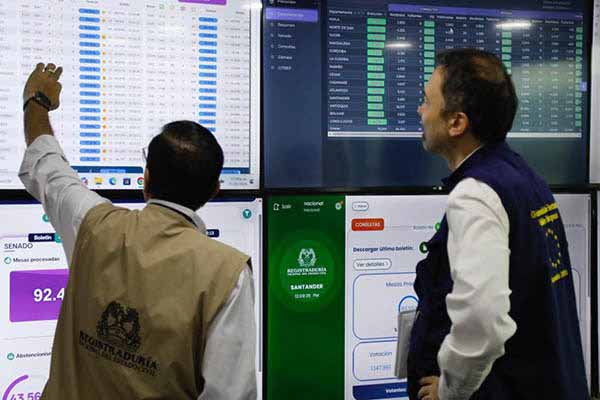 Las auditorías se harán con el propósito de verificar la eficiencia y seguridad de los softwares que operarán en los comicios. Foto Registraduría