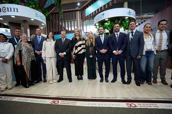 La presidente ejecutiva de Anato, Paula Cortés y la ministra de Comercio Industria y Turismo, Diana Marcela Morales, encabezaron la apertura de este importante evento que impulsa el mercado turístico en Colombia. Foto X Anato Colombia. 
