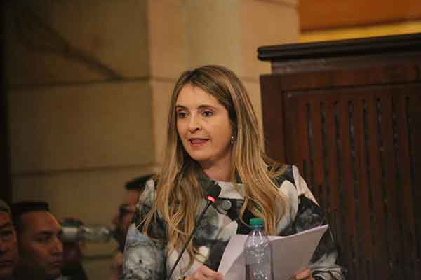 Paloma Valencia, Senadora y precandidata presidencial de Colombia. Foto Senado 