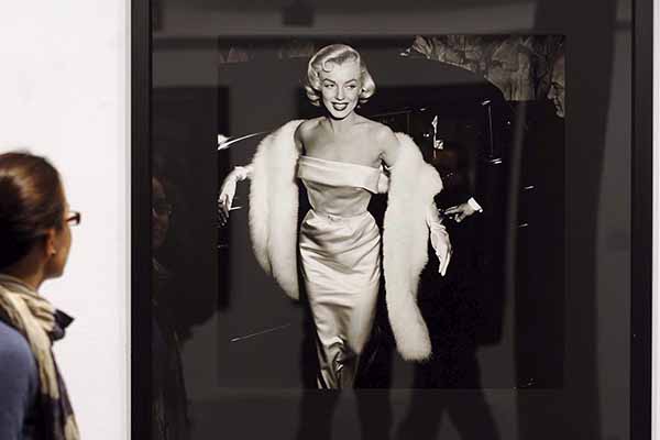 Fotografías de la exposición “Marilyn. Getty Images Gallery” en la sala Revilla de Valladolid, cuando en 2012 se cumplían 50 aniversario de la muerte de la actriz, durante la Semana Internacional de Cine de Valladolid, Seminci. (Foto EFE. Nacho Gallego)