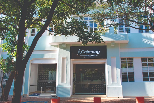Fachada de Cajamag, sede de Santa Marta. Foto cortesía de Cajamag
