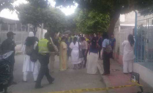 Los hechos fueron en la calle 24 con carrera 18, barrio Santa Catalina.