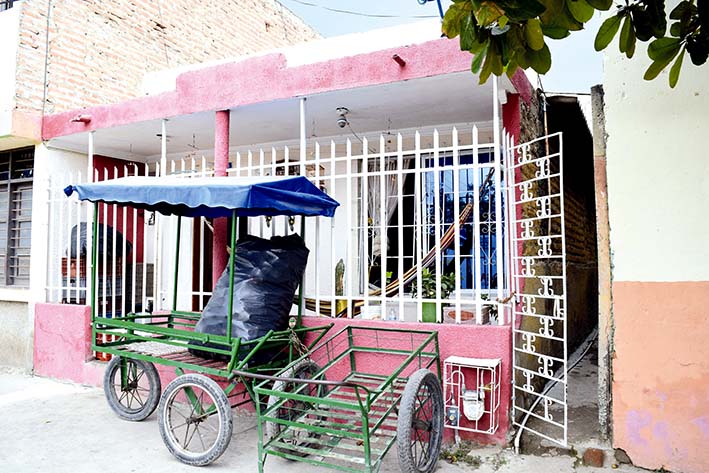 En la vivienda donde falleció Luis Alberto Rocha Bohórquez.