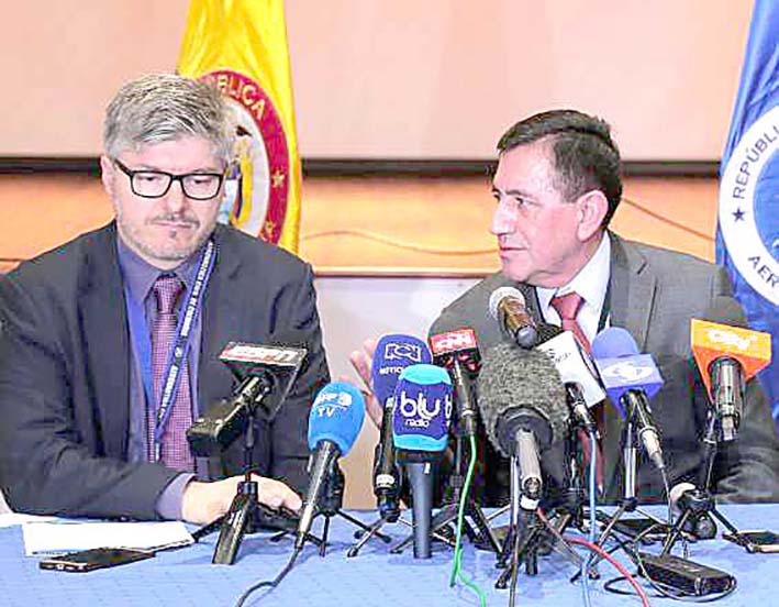 Coronel Miguel Camacho Martínez, jefe del grupo de investigación de accidentes.