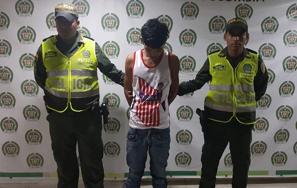 Luis Alfredo Felipe Rodríguez, obrero capturado por la Policía Metropolitana