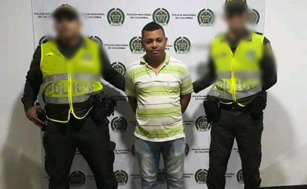 Javier Feria Palmera, fue capturado en El Difícil mediante acción de la Policía.