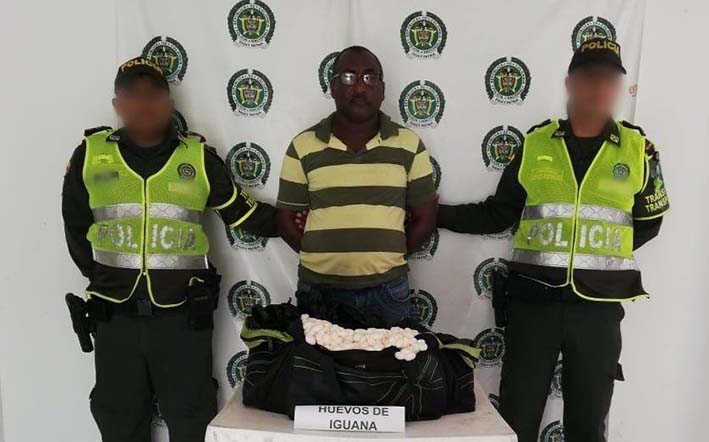 Raúl Antonio Teherán Pérez, fue capturado por la Seccional de Tránsito de la Policía del Madalena en la Zona Bananera.