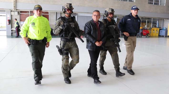 Gilberto Rincón, hermano del esmeraldero Pedro Nel Rincón, extraditado a los Estados Unidos. Foto Zona Cero