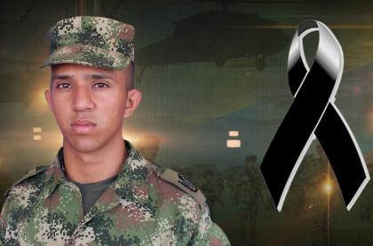 Por el ataque terrorista, en el que el Eln usó "artefactos explosivos improvisados", murió el soldado profesional Kevin Alexis Espinal Andrade.