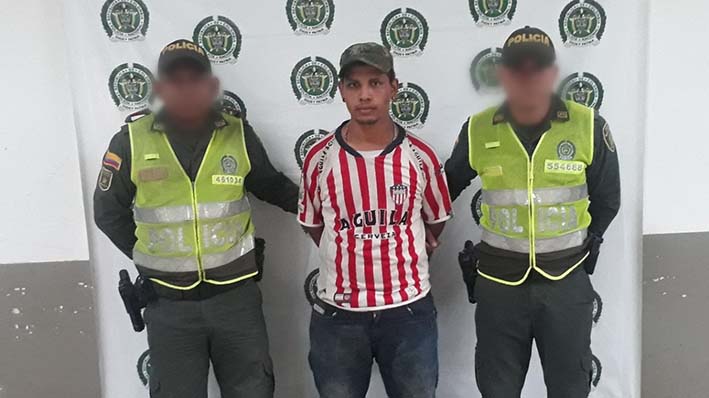 Juan Daniel Pérez Jiménez fue capturado como responsable por el delito de hurto calificado y agravado.