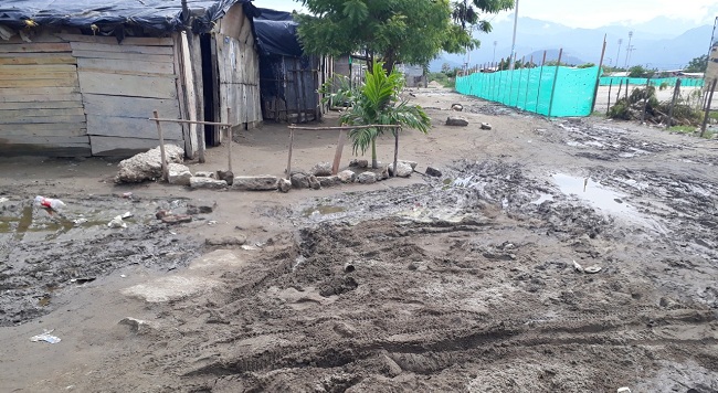 En este sitio ubicado en la calle 40 con carrera 21 del barrio Maracaibo se registró el atentado a tiros que dejó dos muertos y tres heridos.