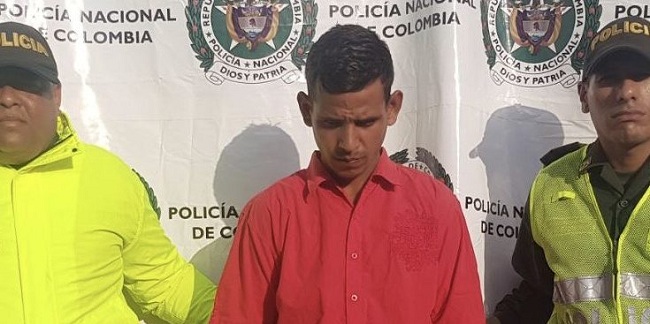 Diego José Rodríguez López, detenido por inducir a menor de edad a la mendicidad.