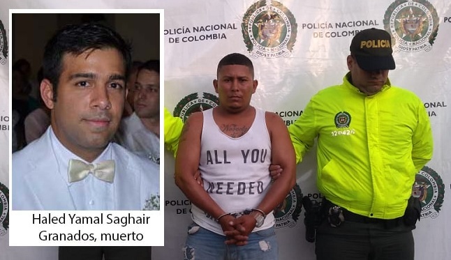 Justin Jesús Barrios Arévalo, alias ‘Justin’, capturado por la Policía Metropolitana de Santa Marta por el delito de homicidio.