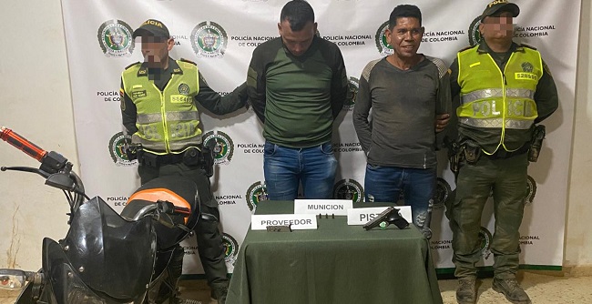 Edinson Urquijo Pérez, y Rafael Andrés Rada Pérez, fueron detenidos por la Policía del Magdalena.
