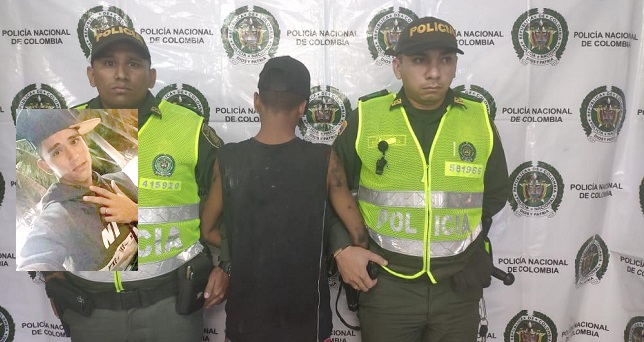 Alias ‘Gago’ fue capturado por la Policía por la muerte de la que fue víctima Daniel José Robles Rojas.