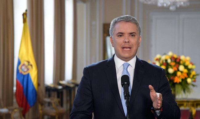 Iván Duque, Presidente de Colombia se mostró inconforme con el informe de Oficina de la Alta Comisionada para los Derechos Humanos de la ONU-.